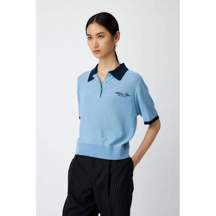 HALF SLEEVE ニットポロ | MOUSSY OUTLET | 詳細画像5 