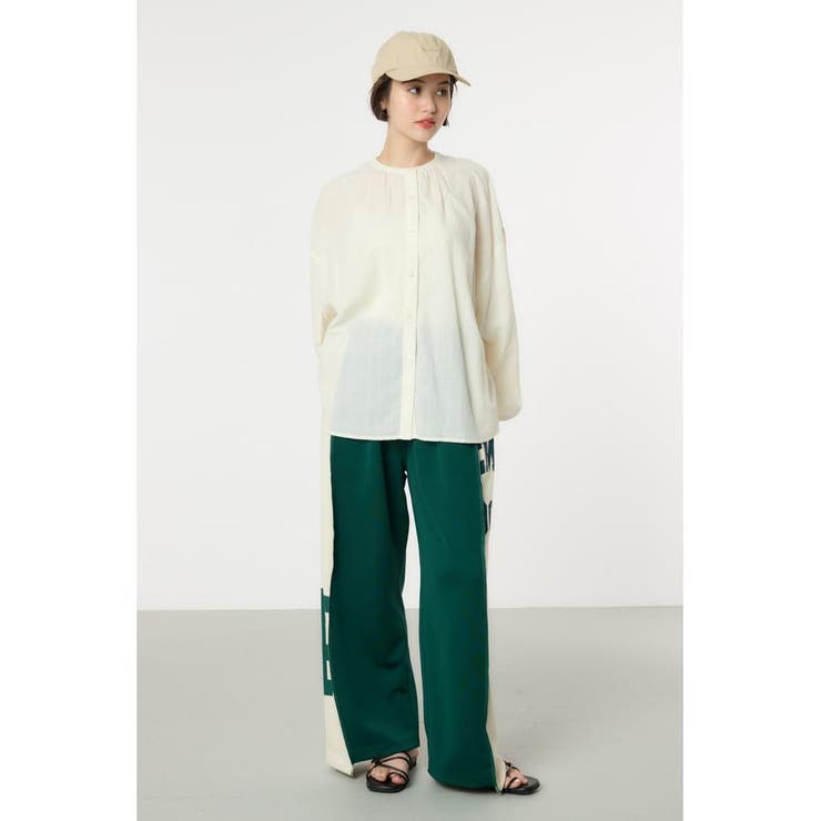 リネンライクロールアップシャツ | RODEO CROWNS WIDE BOWL | 詳細画像4 