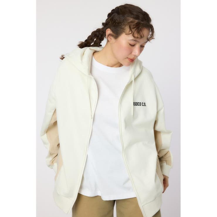 ナイロンアップリケロゴZIPパーカー | RODEO CROWNS WIDE BOWL | 詳細画像4 