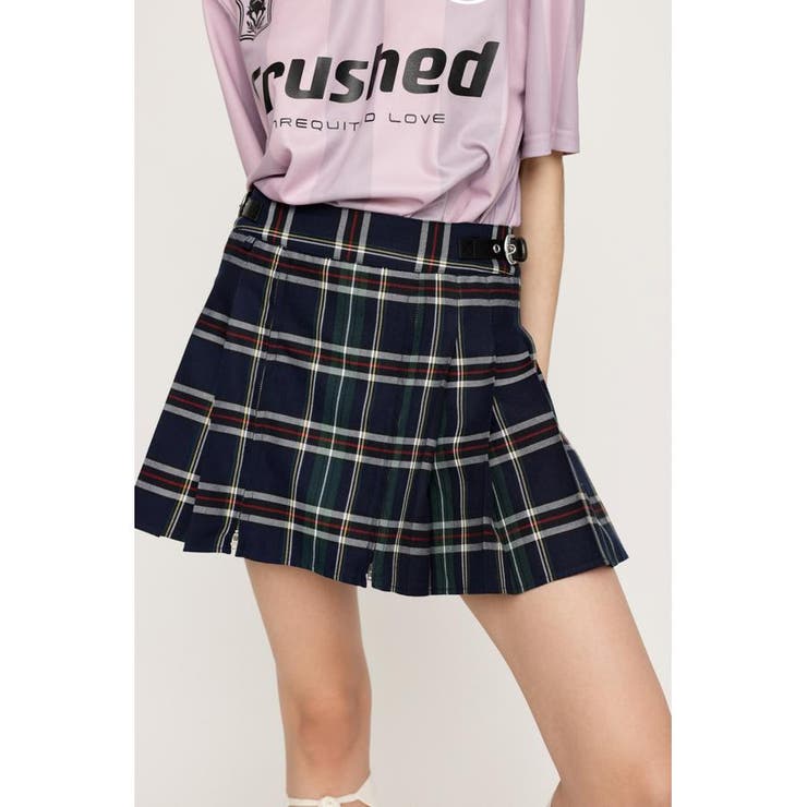 OPEN ZIP PLEATS ショートスカート | SLY OUTLET | 詳細画像18 