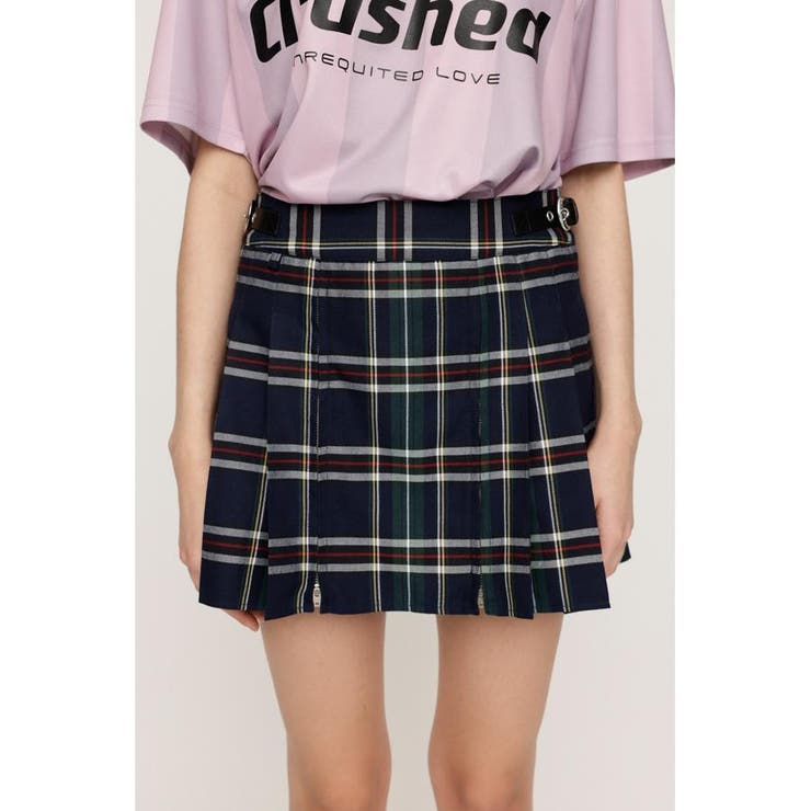 OPEN ZIP PLEATS ショートスカート | SLY OUTLET | 詳細画像20 