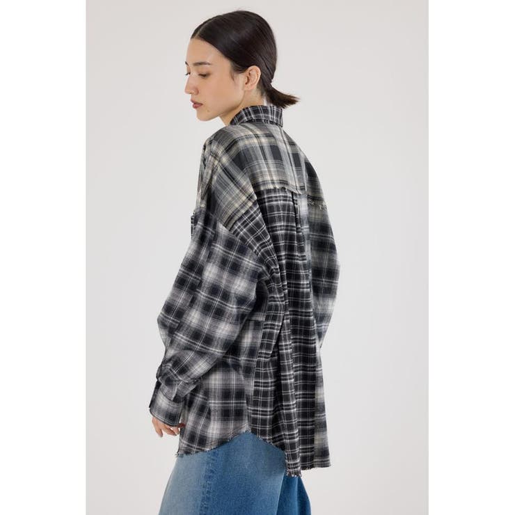 パッチワークチェックシャツ | RODEO CROWNS WIDE BOWL | 詳細画像3 