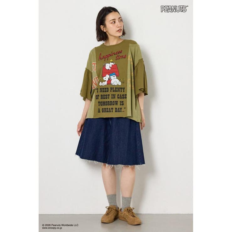 (PEANUTS)カスタムドッキングTシャツ | RODEO CROWNS WIDE BOWL | 詳細画像22 