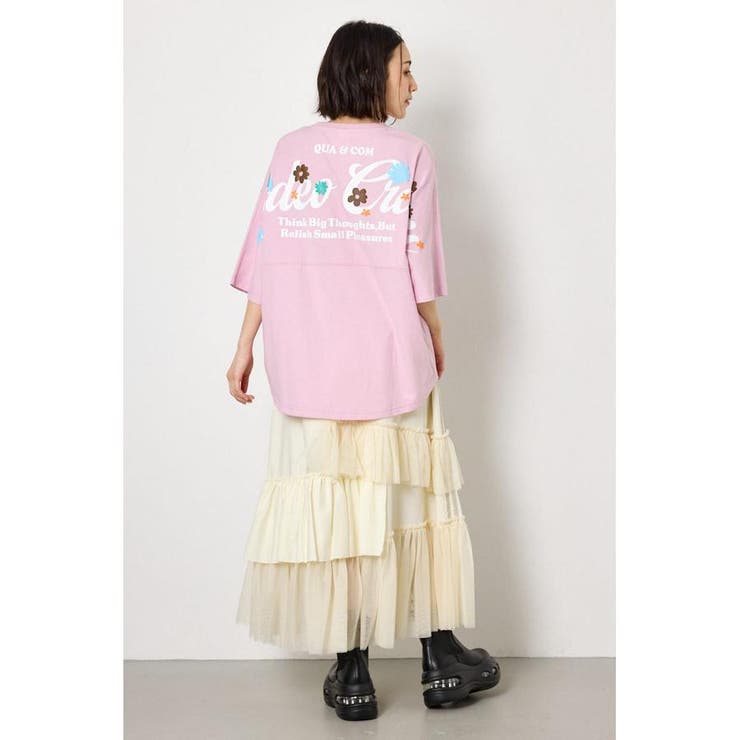 フラワースクリプトロゴ5分袖Tシャツ | RODEO CROWNS WIDE BOWL | 詳細画像29 