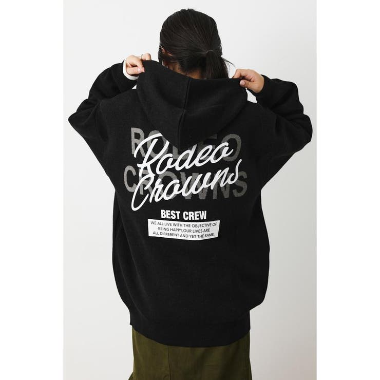 ロゴニットZIPパーカー[品番：BJLW0024319]｜RODEO CROWNS WIDE BOWL