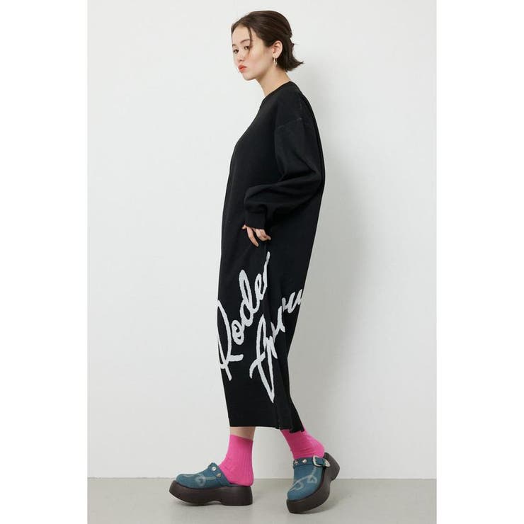 マキシロゴニットワンピース | RODEO CROWNS WIDE BOWL | 詳細画像2 