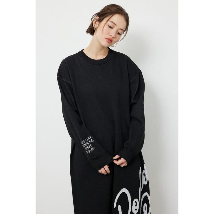 マキシロゴニットワンピース | RODEO CROWNS WIDE BOWL | 詳細画像4 