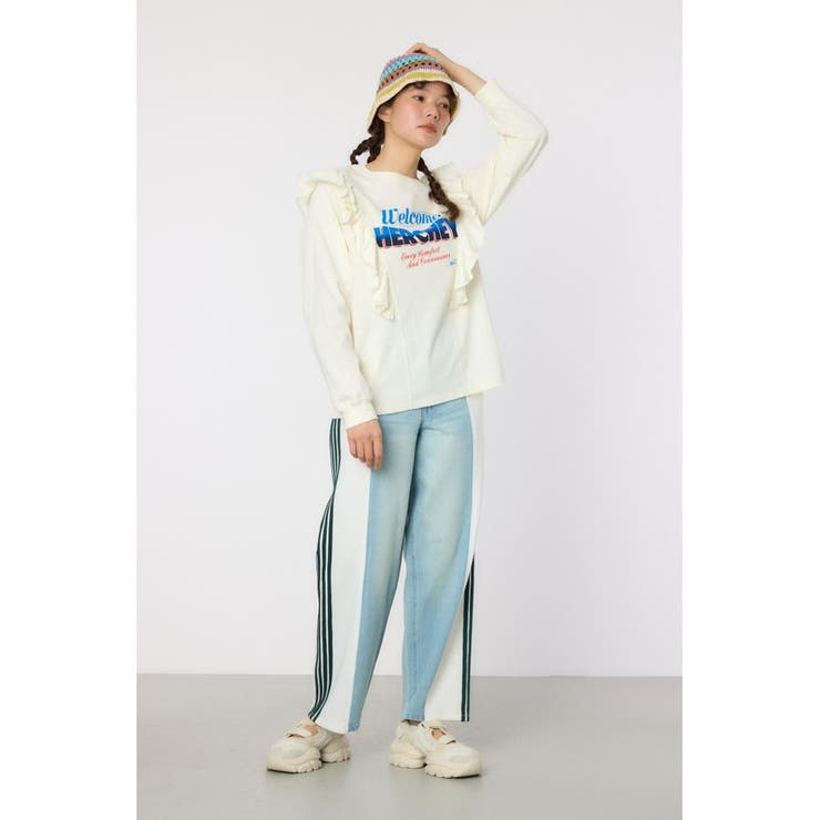 HERCHEYフリル ロングスリーブTシャツ | RODEO CROWNS WIDE BOWL | 詳細画像4 