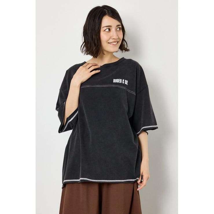 ヴィンテージライクステッチ5分袖Tシャツ | RODEO CROWNS WIDE BOWL | 詳細画像8 