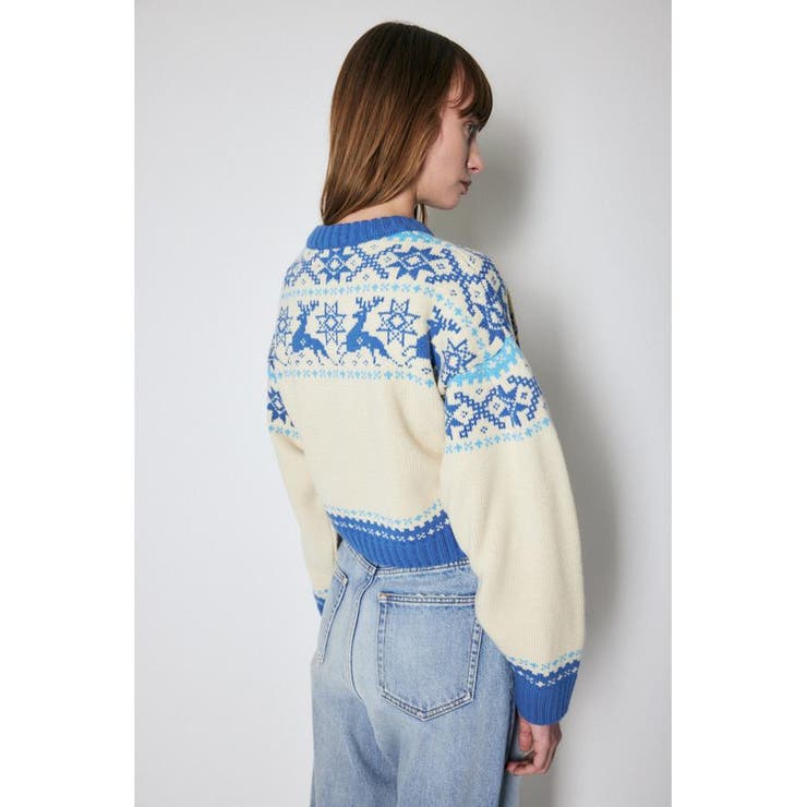 NORDIC PATTERN セーター[品番：BJLW0024530]｜MOUSSY OUTLET