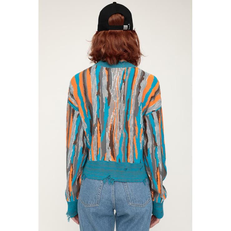 SLY - SLY CRUSH MARBLEカーディガン CRUSH MARBLE カーディガン[品番：BJLW0022179]｜SLY OUTLET