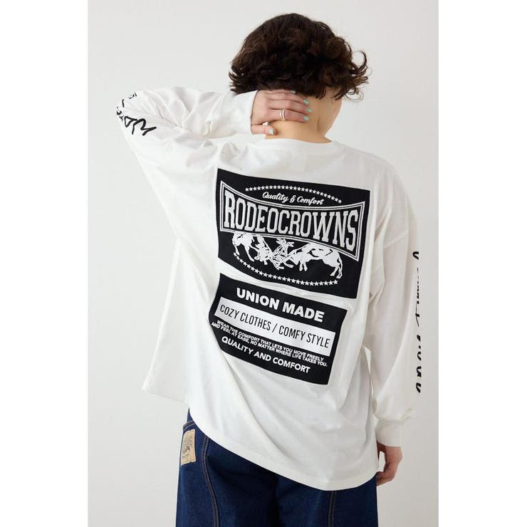 パッチデザインロングスリーブ Tシャツ | RODEO CROWNS WIDE BOWL | 詳細画像2 