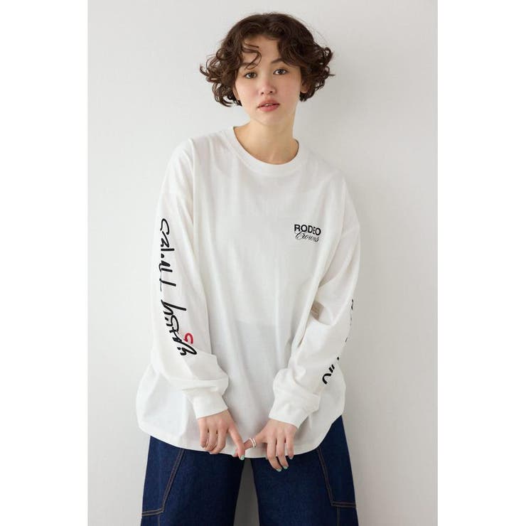 パッチデザインロングスリーブ Tシャツ | RODEO CROWNS WIDE BOWL | 詳細画像5 