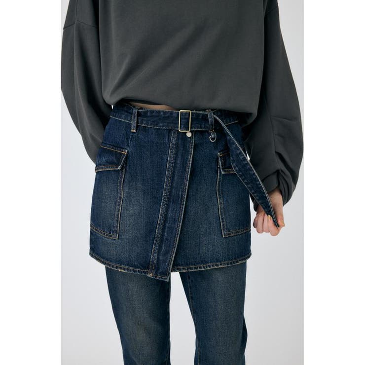 WRAP デニムミニスカート | MOUSSY OUTLET | 詳細画像12 