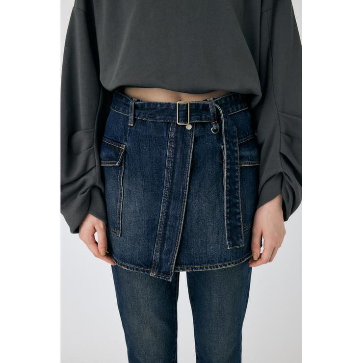 WRAP デニムミニスカート | MOUSSY OUTLET | 詳細画像14 