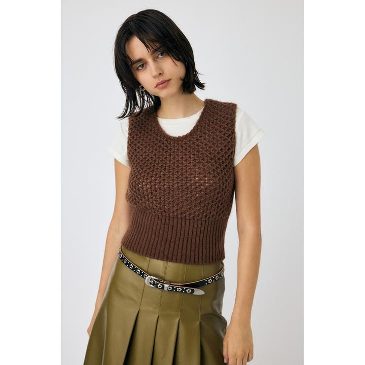 MESH ニットベスト | MOUSSY OUTLET | 詳細画像4 