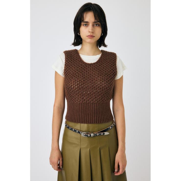MESH ニットベスト | MOUSSY OUTLET | 詳細画像5 