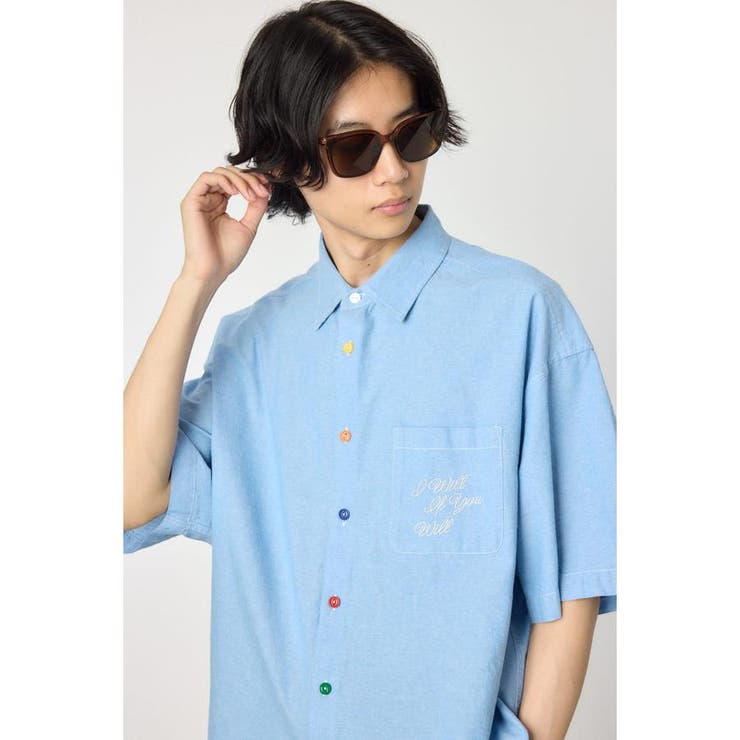 バックフラワーシャンブレーシャツ | RODEO CROWNS WIDE BOWL | 詳細画像12 