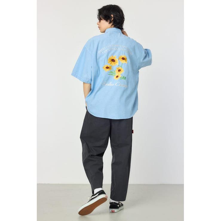 バックフラワーシャンブレーシャツ | RODEO CROWNS WIDE BOWL | 詳細画像14 