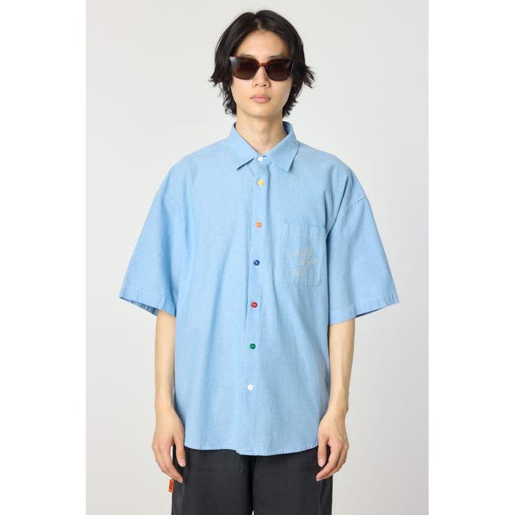 バックフラワーシャンブレーシャツ | RODEO CROWNS WIDE BOWL | 詳細画像16 