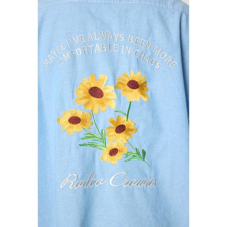 バックフラワーシャンブレーシャツ | RODEO CROWNS WIDE BOWL | 詳細画像22 