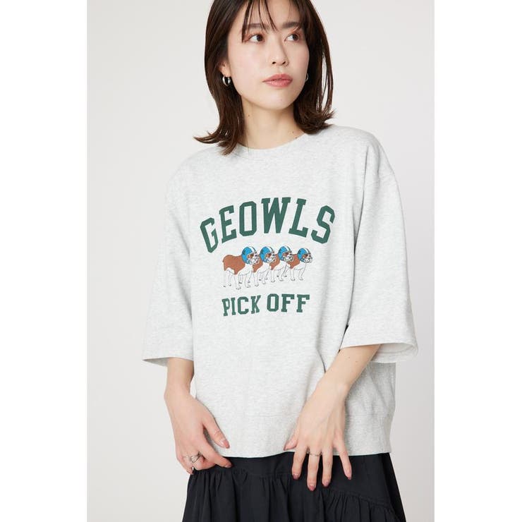L/T.GRY1 | アソートショートスリーブスウェット | RODEO CROWNS WIDE BOWL