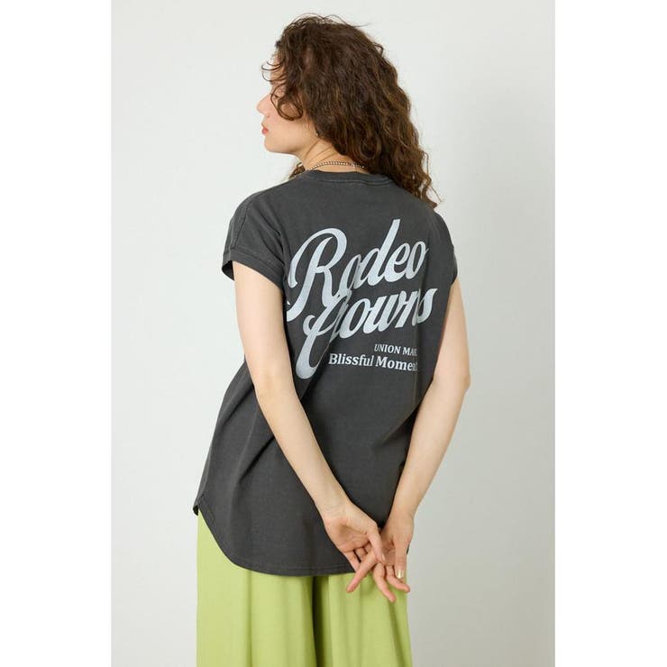 C.GRY | スクリプトロゴノースリーブトップス | RODEO CROWNS WIDE BOWL