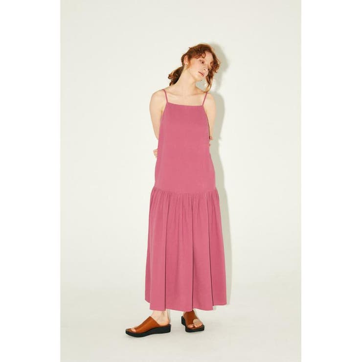 BOTTOM GATHER MAXI ドレス[品番：BJLW0019870]｜MOUSSY OUTLET 
