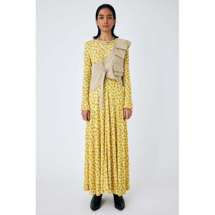 FLORAL PRINT マキシドレス | MOUSSY OUTLET | 詳細画像3 