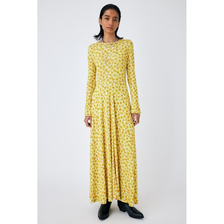 FLORAL PRINT マキシドレス | MOUSSY OUTLET | 詳細画像4 