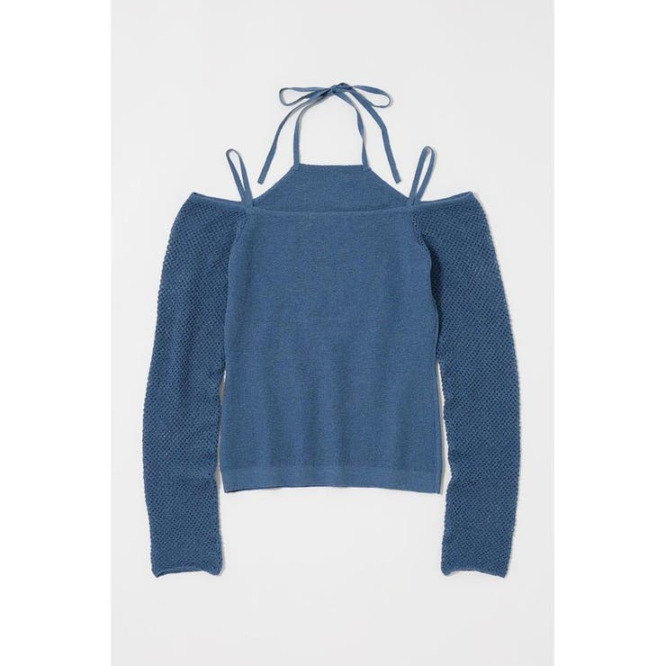 OPEN SHOULDER HALTER ニットトップス | MOUSSY OUTLET | 詳細画像29 