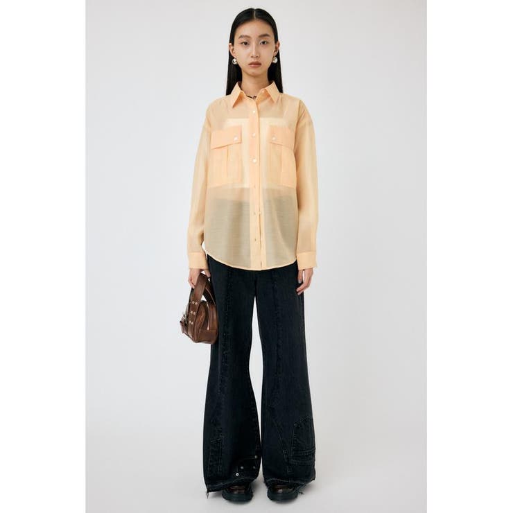 SHEER CARGOシャツ | MOUSSY OUTLET | 詳細画像4 