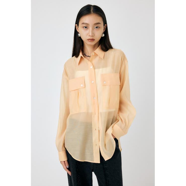 L/ORG1 | SHEER CARGOシャツ | MOUSSY OUTLET