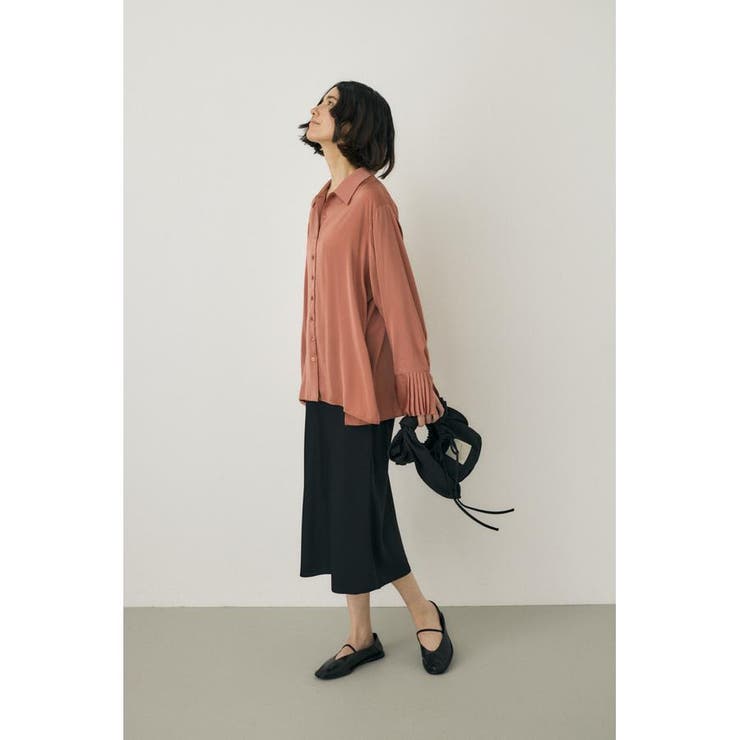 サテンミディスカート リサイクルポリエステル×レーヨン素材 | MOUSSY OUTLET | 詳細画像13 