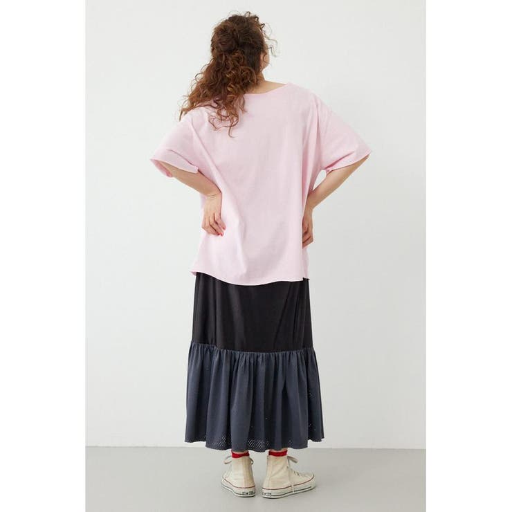 ピグメントルーズオフショルTシャツ | RODEO CROWNS WIDE BOWL | 詳細画像17 