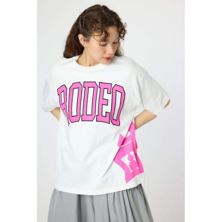 WHT | ネオンロゴTシャツ | RODEO CROWNS WIDE BOWL