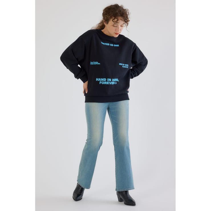 メッセージスウェットトップス | RODEO CROWNS WIDE BOWL | 詳細画像6 