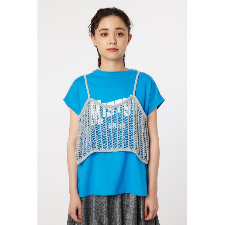 ラメニットメッシュビスチェ | RODEO CROWNS WIDE BOWL | 詳細画像24 