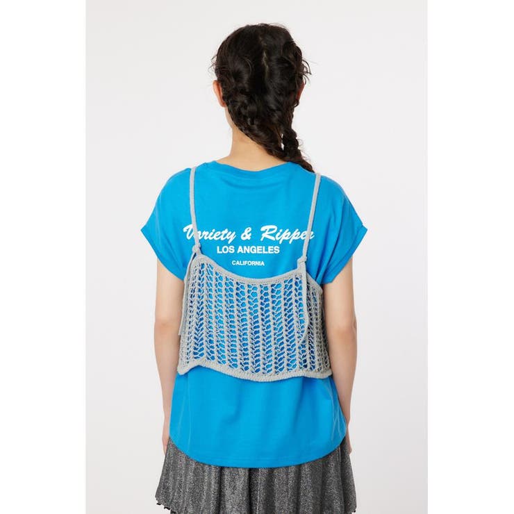 ラメニットメッシュビスチェ | RODEO CROWNS WIDE BOWL | 詳細画像26 