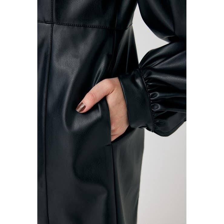 F／LEATHER MINI ワンピース | MOUSSY OUTLET | 詳細画像10 