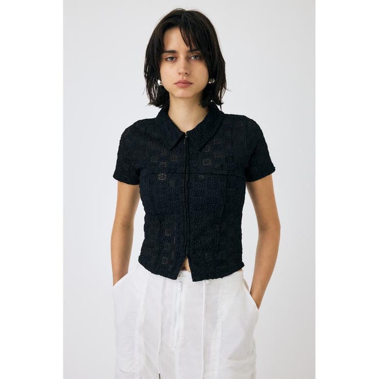 BLK | LACY SWITCHING トップス | MOUSSY OUTLET