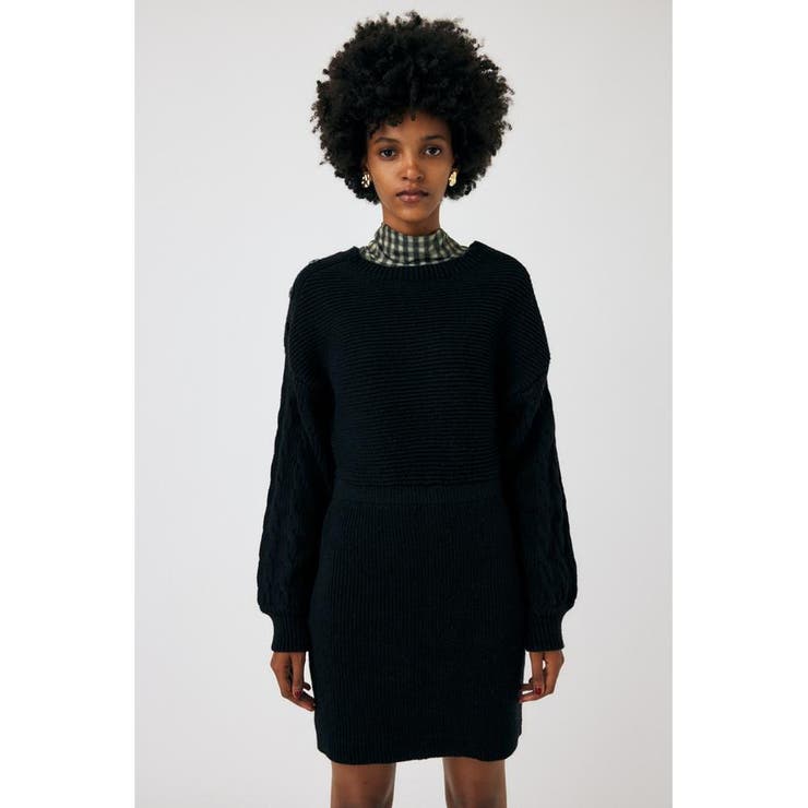 SHOULDER BUTTON ミニドレス | MOUSSY OUTLET | 詳細画像3 