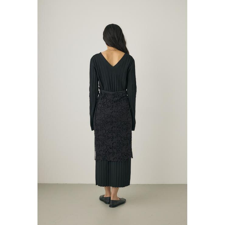 2WAYニットワンピース リサイクルポリエステル使用 | MOUSSY OUTLET | 詳細画像4 