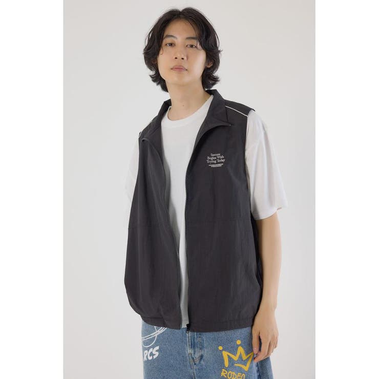 ドロストスタンドネックベスト | RODEO CROWNS WIDE BOWL | 詳細画像2 