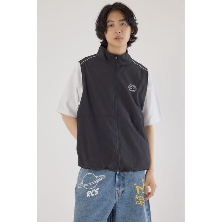 ドロストスタンドネックベスト | RODEO CROWNS WIDE BOWL | 詳細画像5 