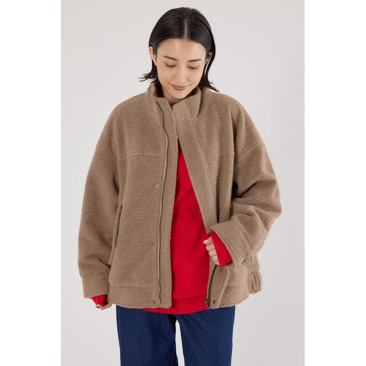 BEG | スライバービックブルゾン | RODEO CROWNS WIDE BOWL