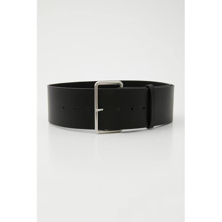 SQUARE BUCKLE LEATHER ベルト[品番：BJLW0023945]｜SLY OUTLET