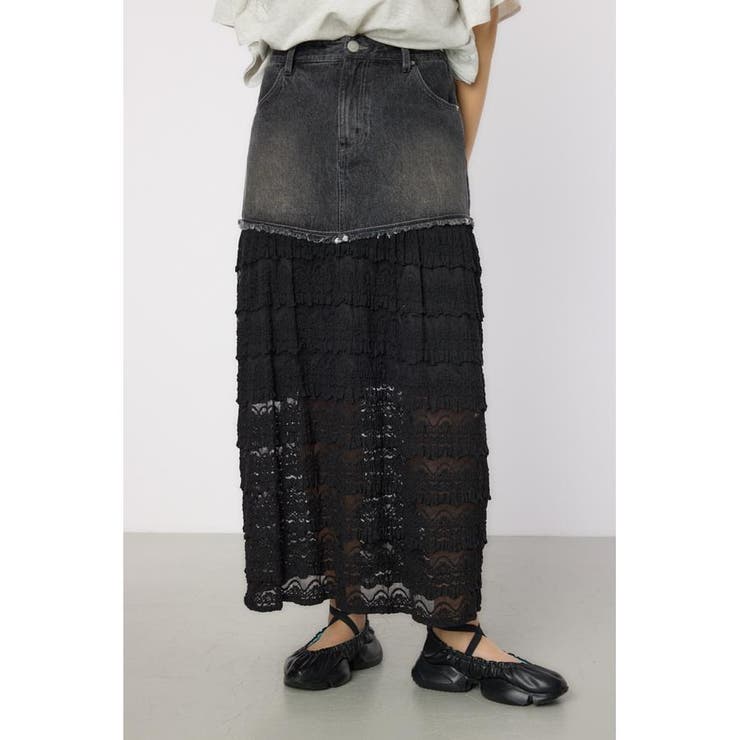 デニム×レーススカート | RODEO CROWNS WIDE BOWL | 詳細画像1 