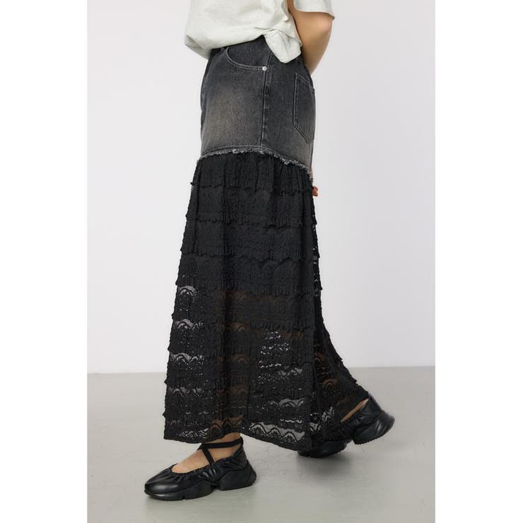 デニム×レーススカート | RODEO CROWNS WIDE BOWL | 詳細画像3 