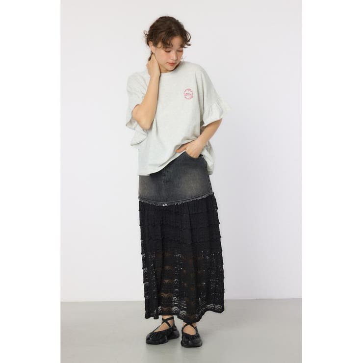 デニム×レーススカート | RODEO CROWNS WIDE BOWL | 詳細画像6 